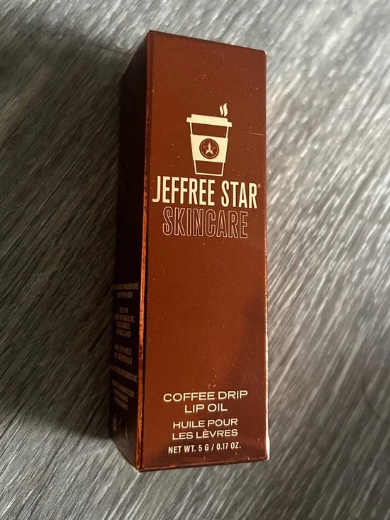 Jeffree Star Coffee Drip Lip Oil — Nude Tan - Coffee Scent New in Box - Picture 4 of 7